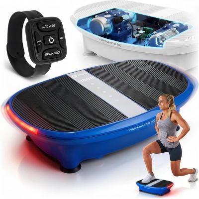 LifePro - Vibration Plate for Lymphatic Drainage - Whole Body Vibration Platform Machine with 60 Speeds, Remote Control and LED Indicator