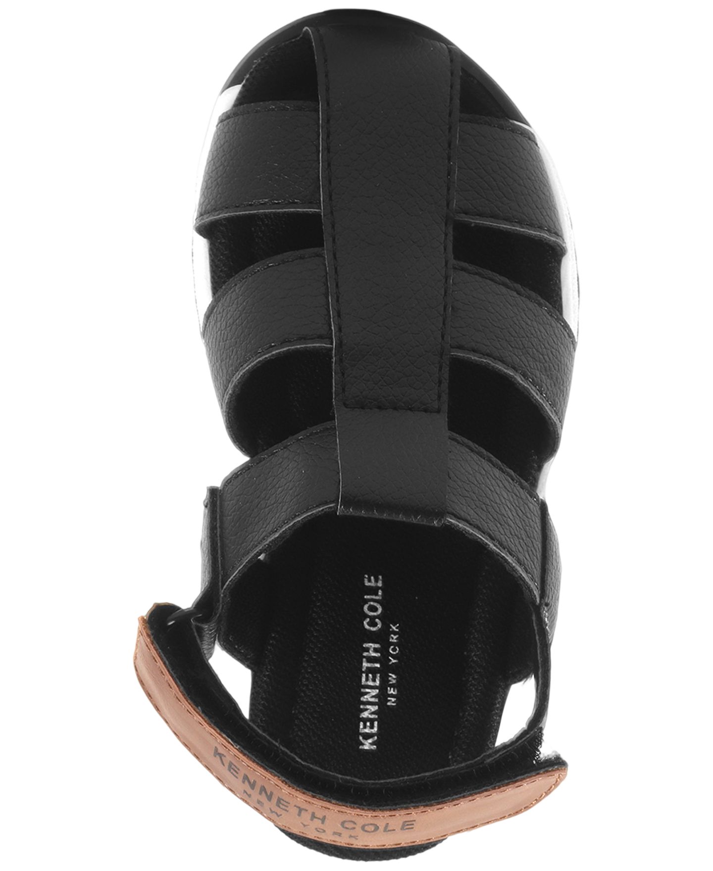 Сандалии Kenneth Cole Reaction Benjamin Casey Backstrap Sandals для мальчиков, цвет: Чёрный — фото 4