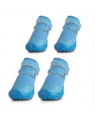 Anti-Slip Breathable Dog Boots for Paw Protection, Outdoor Use, Reflective Straps