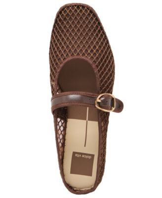 Women's Milie Mesh Mary Jane Mule Flats