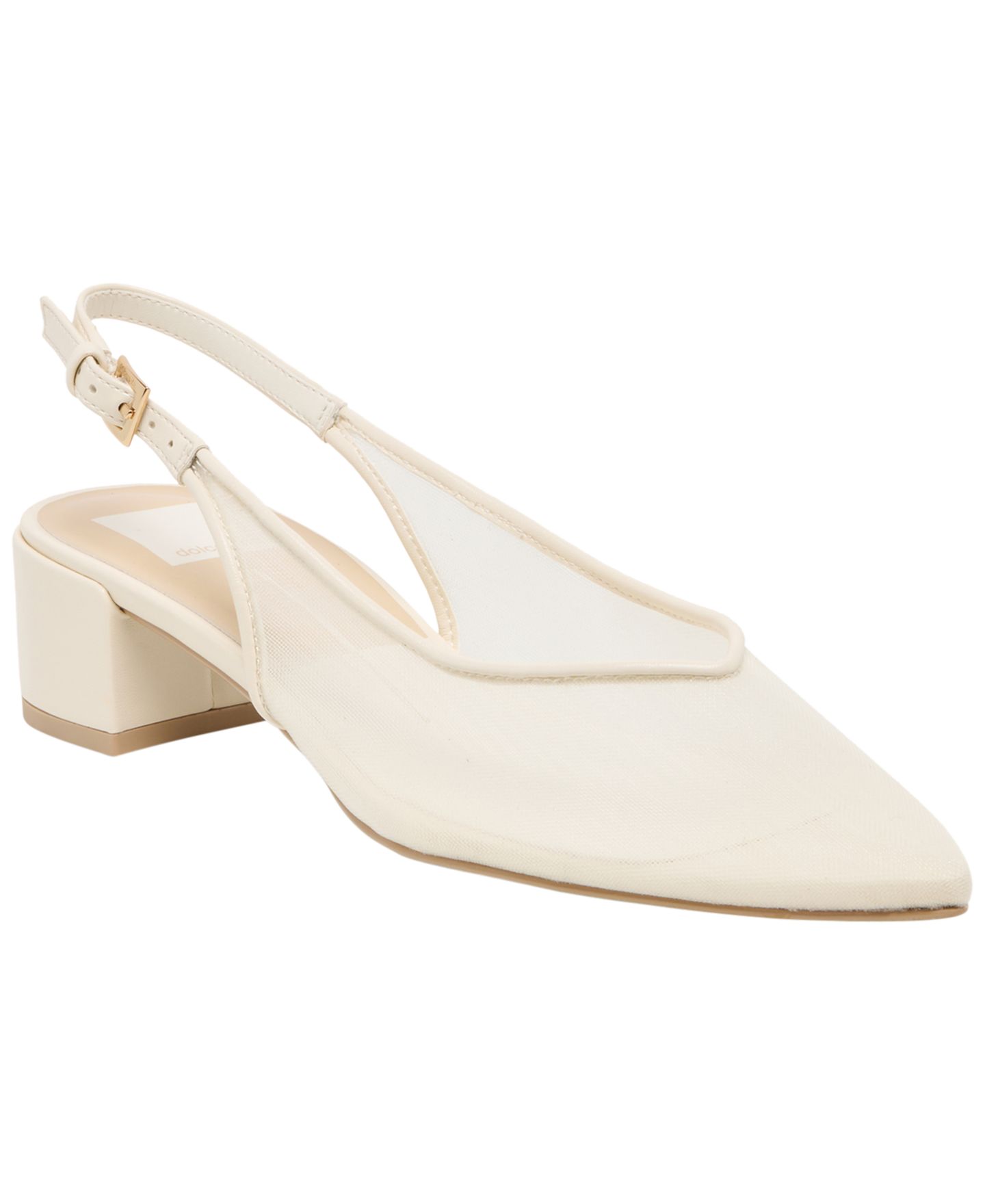 Женские туфли Dolce Vita Cenna Pointed Toe, цвет: Молочный белый сетчатый — фото 1