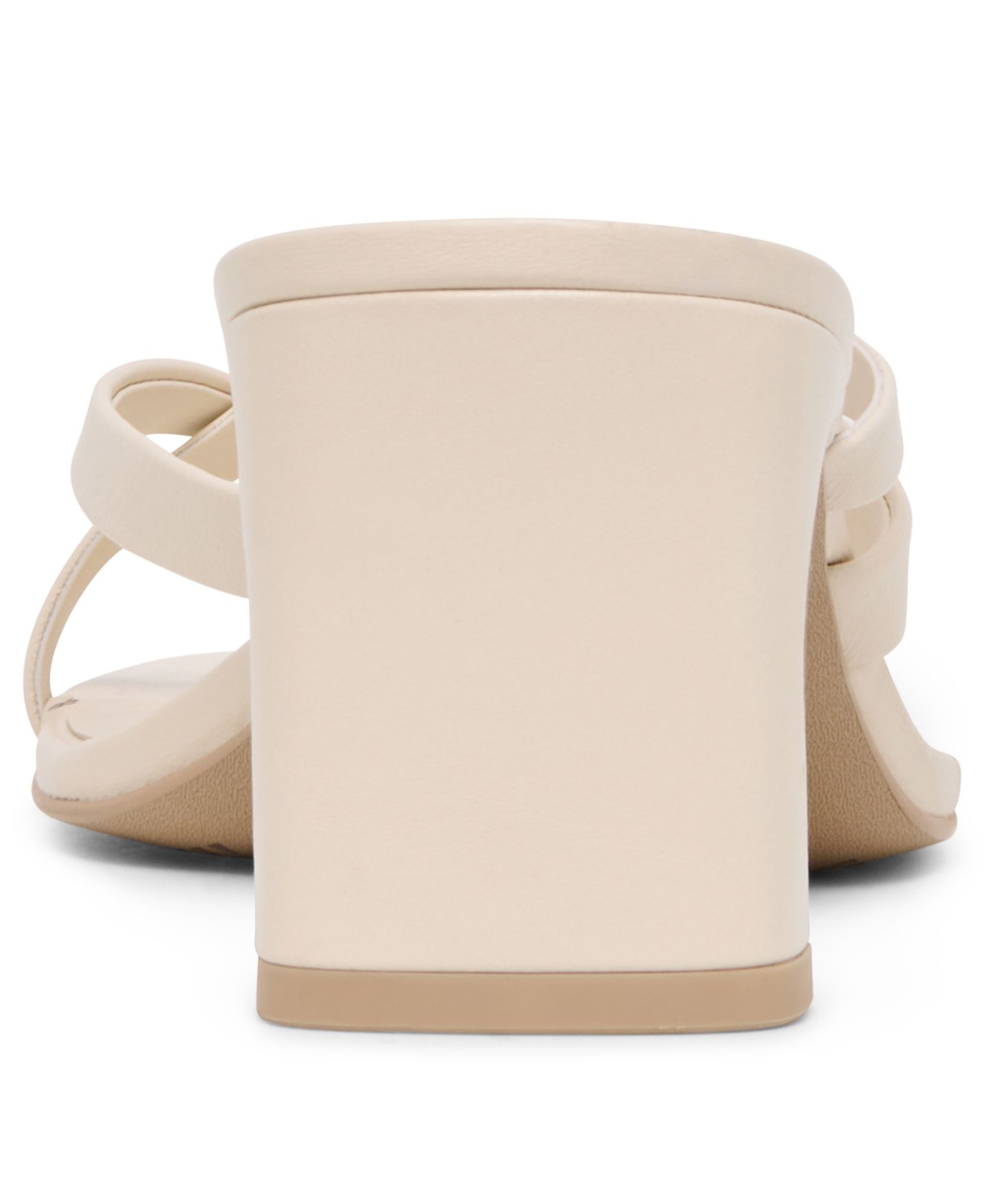 Женские сандалии Dolce Vita Gessie Strappy Blade Heel Thong Dress Sandals, цвет: Костяной кожаный — фото 3