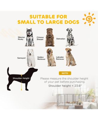 44.5" H Dog Playpen, 24 Panels Puppy Playpen