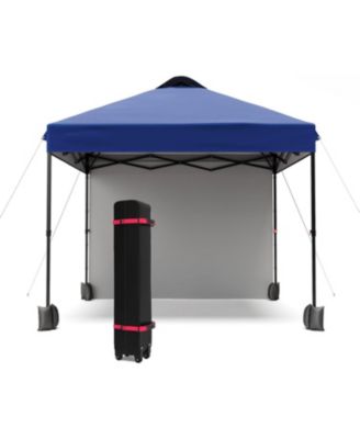 10'x10' Outdoor Canopy Tent with Sidewall, Easy Pop Up with Vented Roof, Outdoor Sun Shade