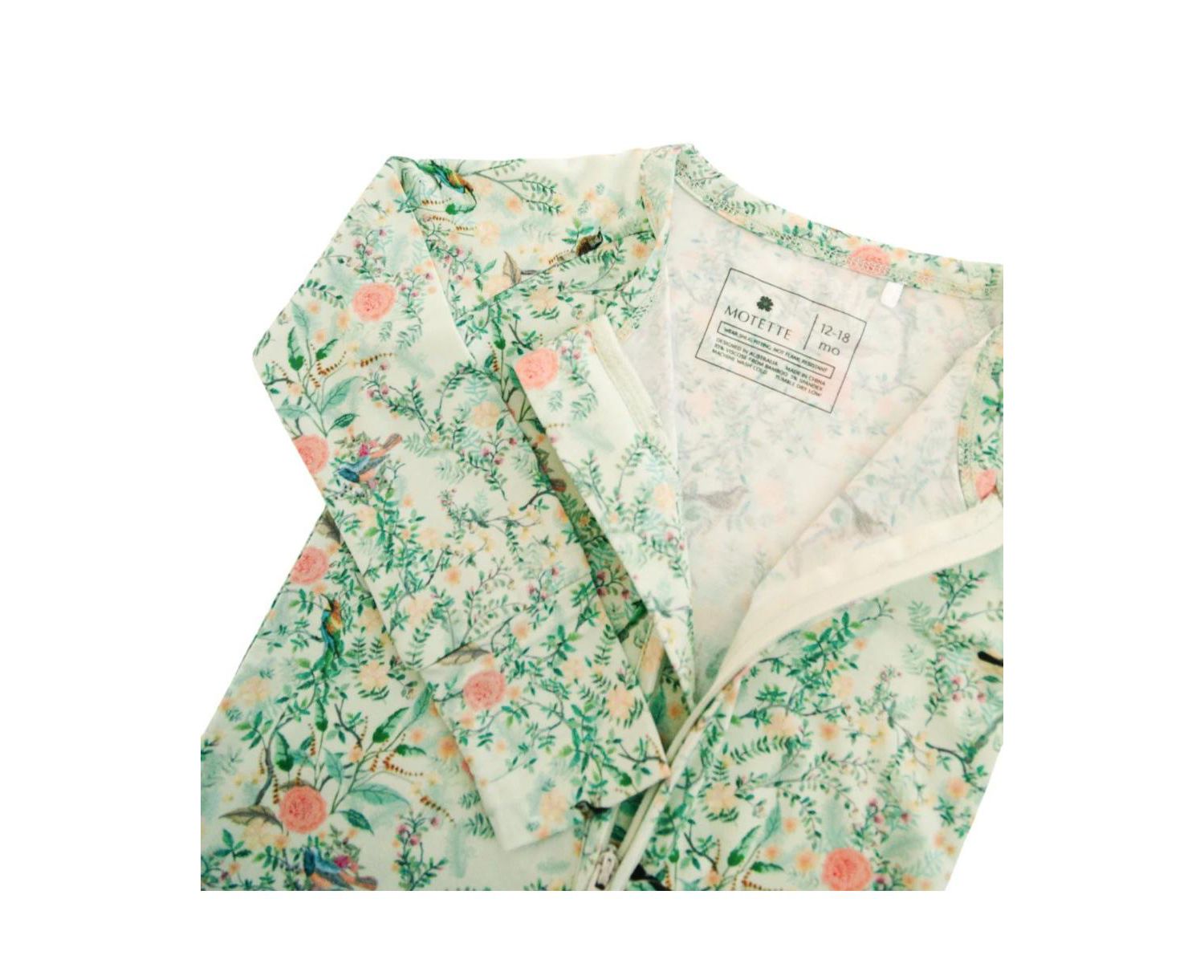 Baby Girls Sage Blossom Bamboo Sleeper
