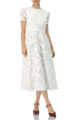 Women's Lace A-Line Midi Dress