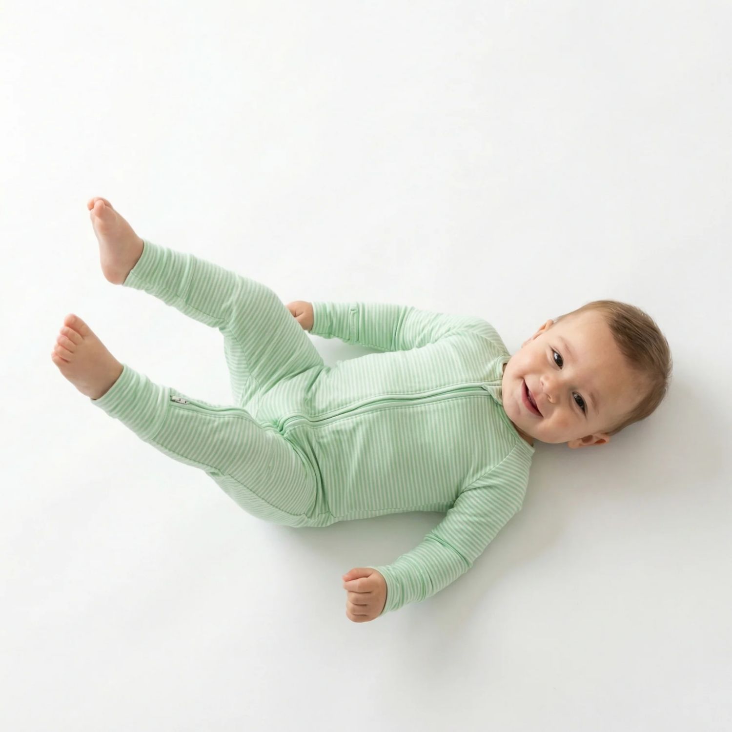 Boys Pear Stripe Bamboo Sleeper