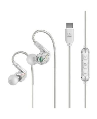M6 In-Ear Sports Headphones with Memory Wire and Headset (USB-C Plug)