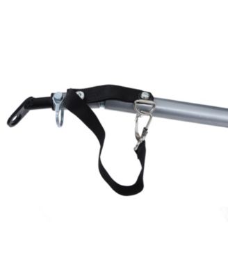 Extra Large 2-in-1 Bike Trailer and Push Cart for Pets with Detachable Hitch