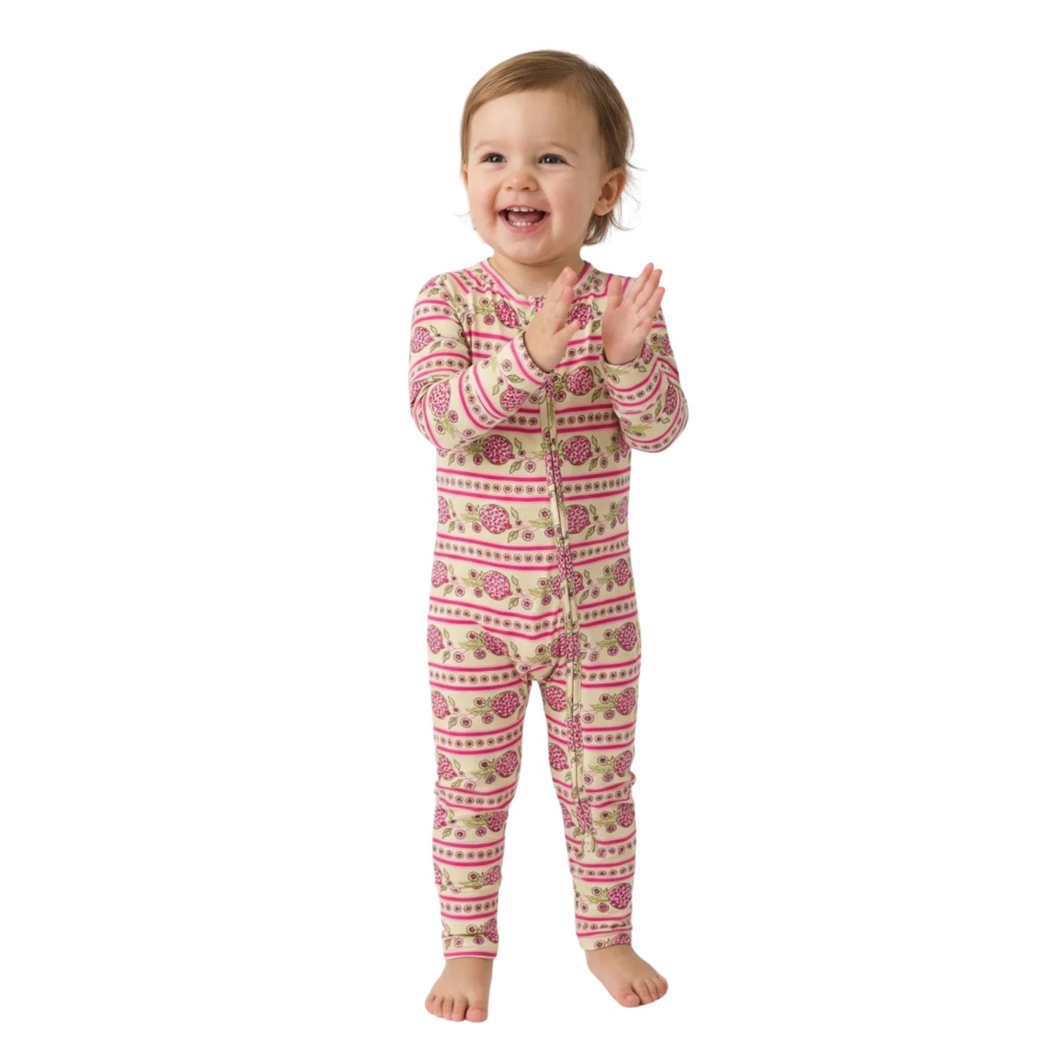 Baby Girl's Pomegranate Soiree Bamboo Sleeper