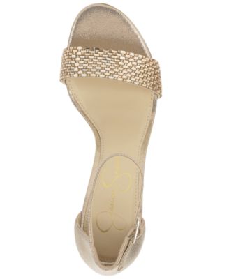 Women's Sahino Block Heel Rhinestone Dress Sandals