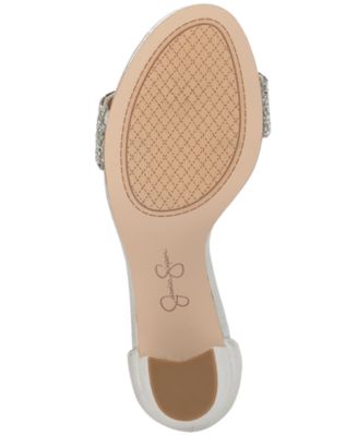 Women's Sahino Block Heel Rhinestone Dress Sandals