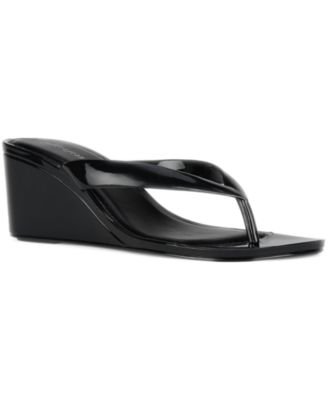 Women's Gigabyte Jelly Thong Wedge Sandals