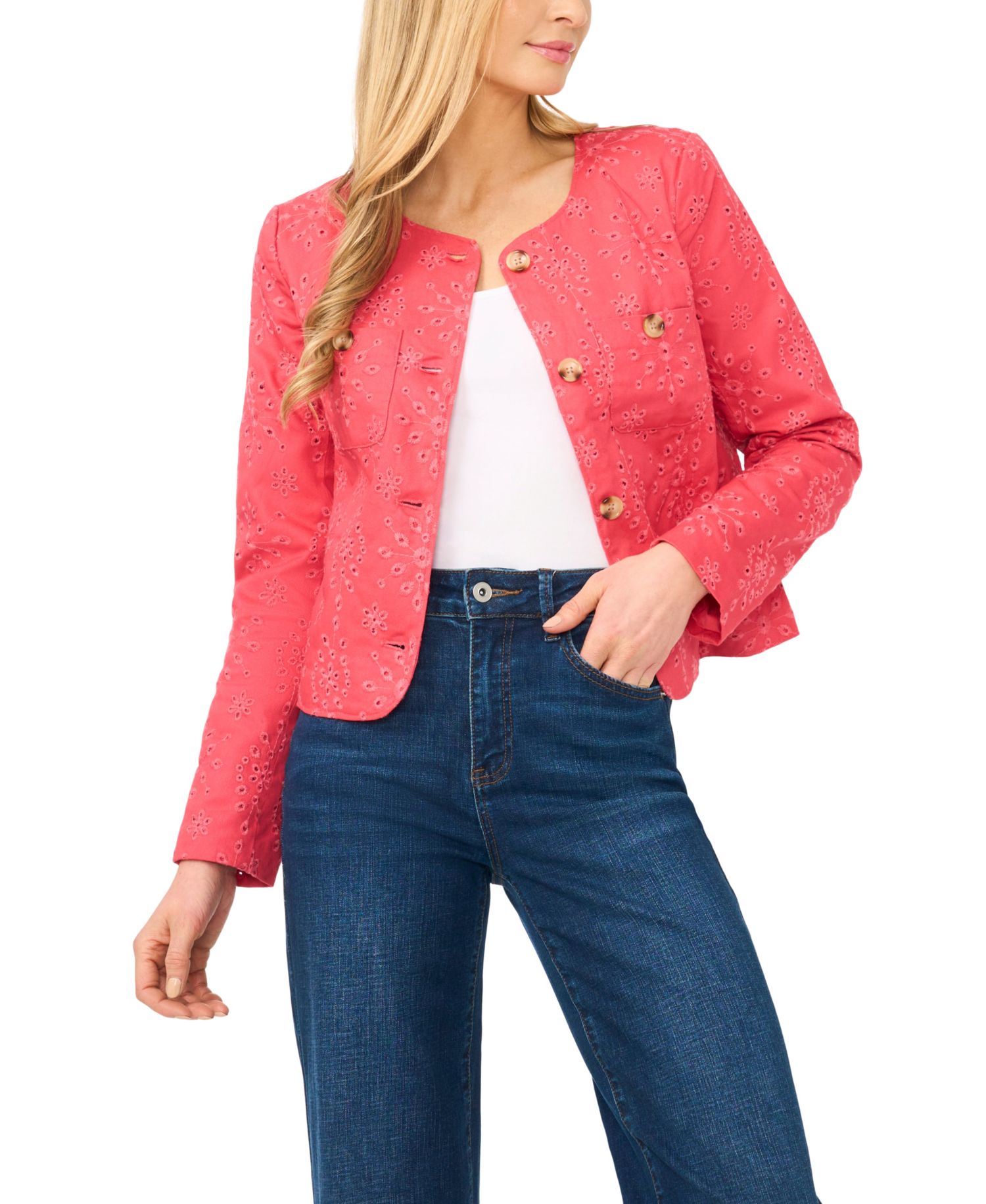 Women's Crew Neck Long-Sleeve Jacket