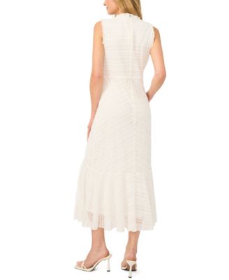 Women's Crewneck Sleeveless Midi Dress