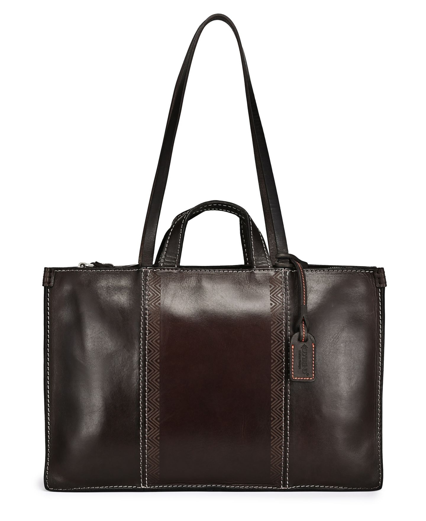 Женская сумка OLD TREND Freesia Large Top Handle Tote Handbag, цвет: Кофейный коричневый — фото 1