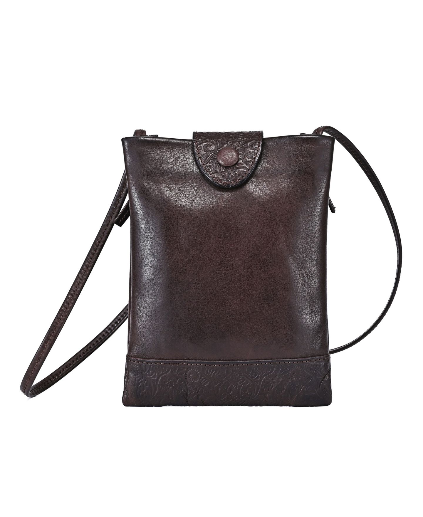 Женская сумка OLD TREND Lily Mini Crossbody Handbag, цвет: Кофейный коричневый — фото 1