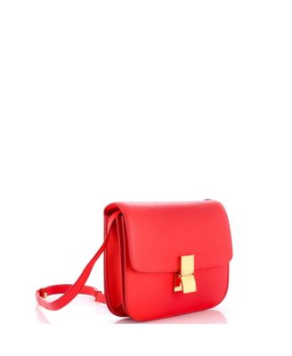 Medium Classic Box Bag Grainy Leather