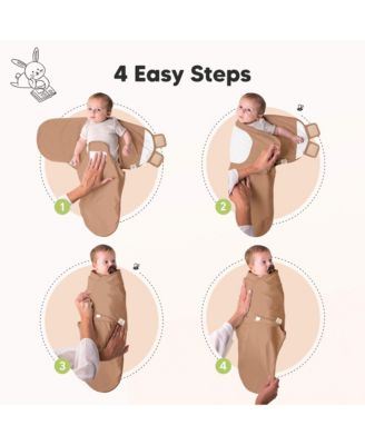 3pk Soothe Baby Swaddle, Organic Baby Swaddle Sleep Sacks, Newborn, Infant Swaddle Sack