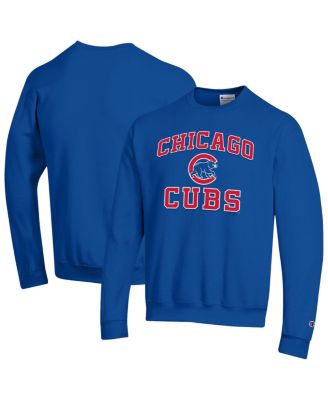 Men's Royal Chicago Cubs Heart Soul Powerblend Sweatshirt
