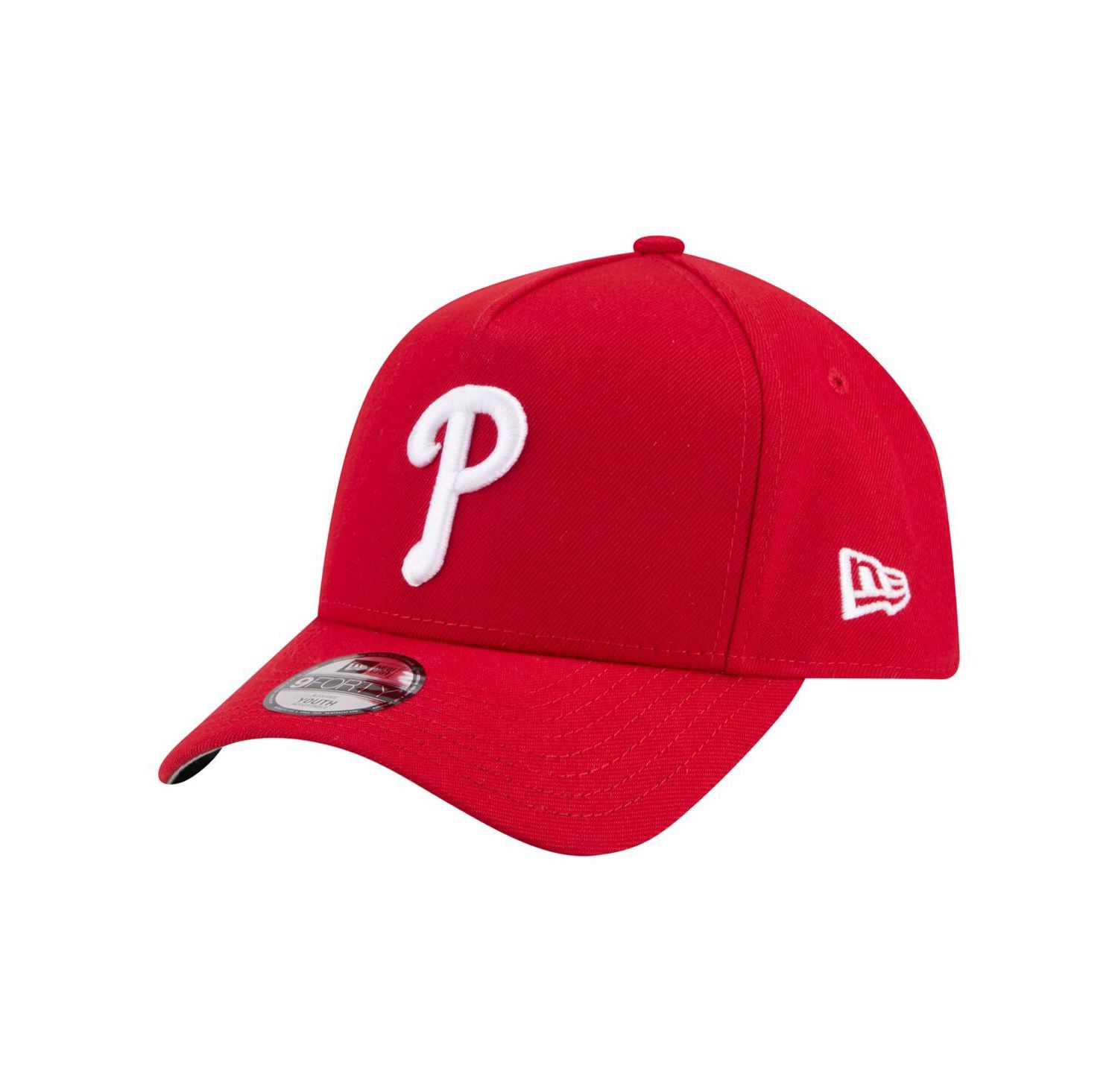 Big Boys and Girls Red Philadelphia Phillies 9FORTY A-Frame Adjustable Hat