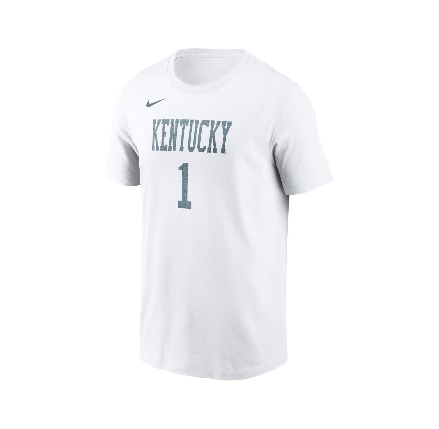 Men's Devin Booker White Kentucky Wildcats Alternate Denim Name & Number T-Shirt