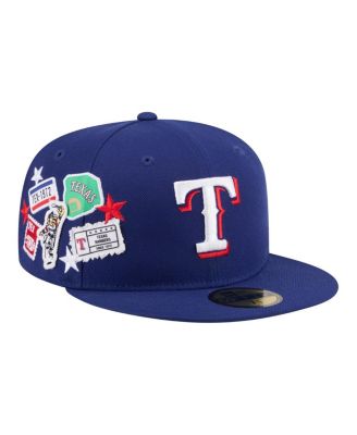 Men's Royal Texas Rangers City Patch 59FIFTY Fitted Hat