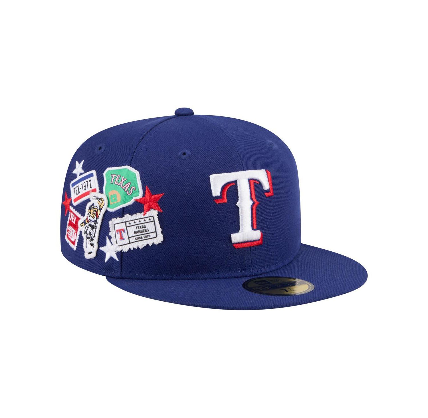 Men's Royal Texas Rangers City Patch 59FIFTY Fitted Hat