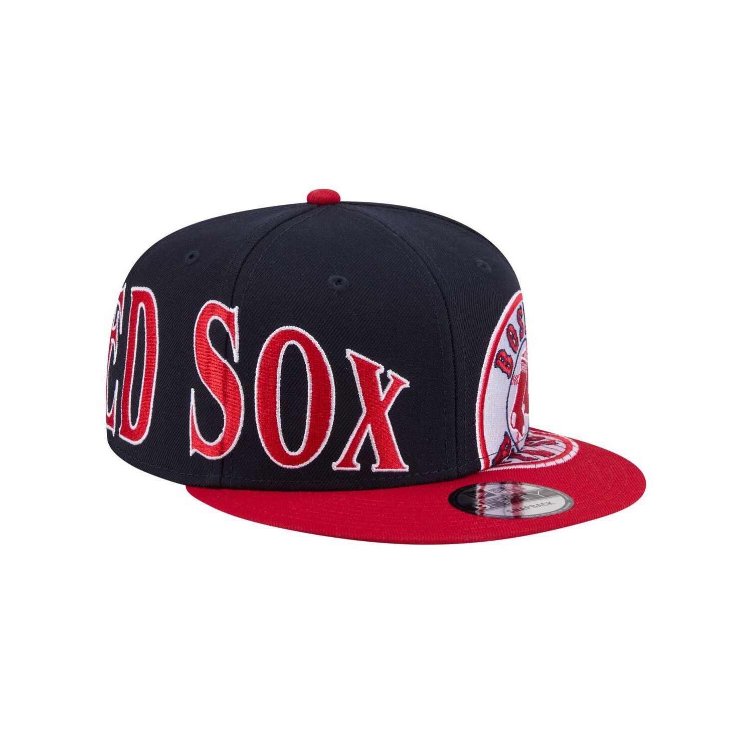 Men's Navy/Red Boston Red Sox Stretched Two-Tone 9FIFTY Adjustable Hat