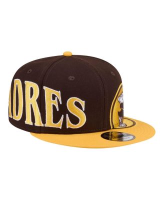 Men's Brown/Gold San Diego Padres Stretched Two-Tone 9FIFTY Adjustable Hat