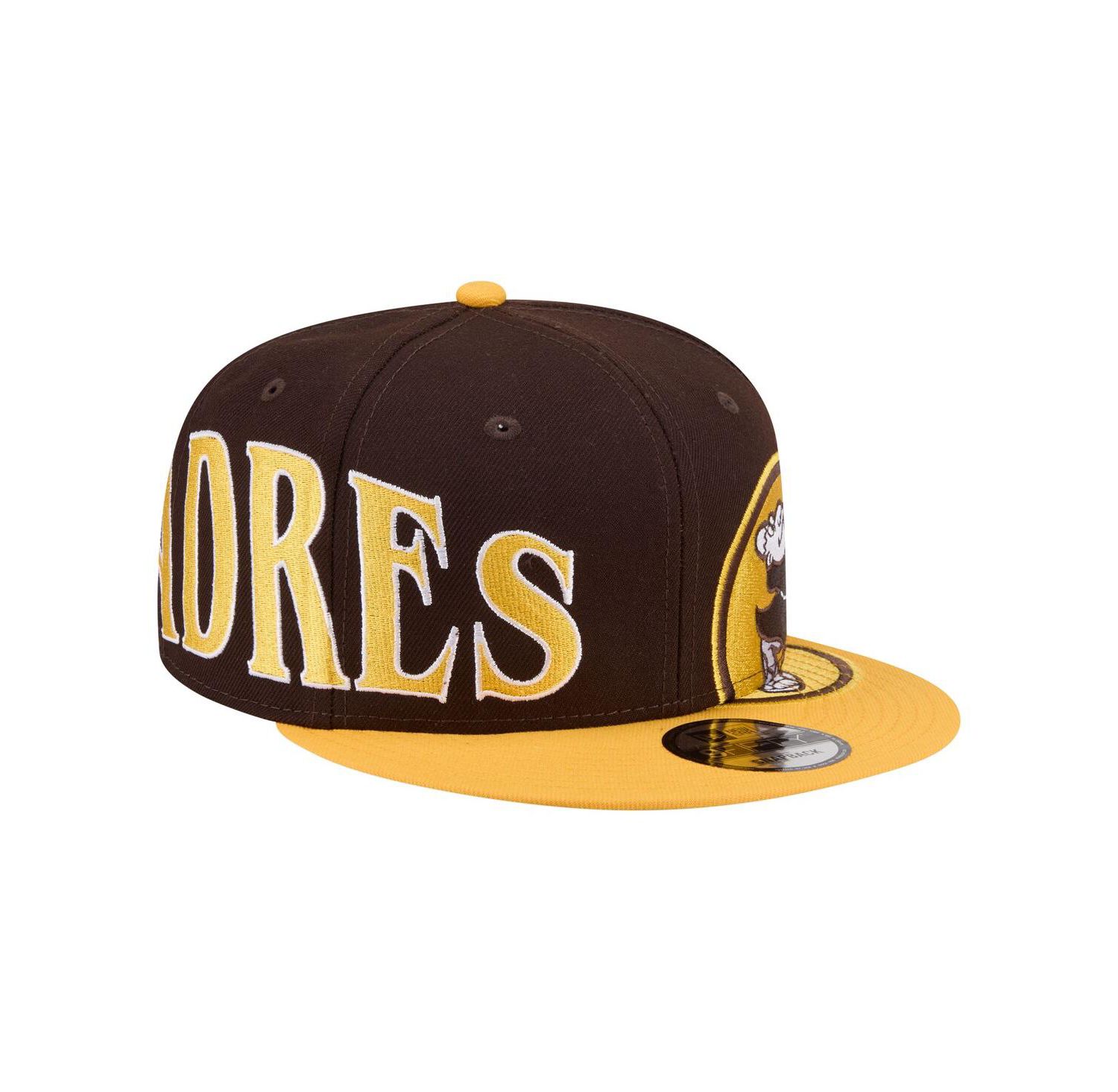 Men's Brown/Gold San Diego Padres Stretched Two-Tone 9FIFTY Adjustable Hat