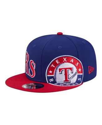 Men's Royal/Red Texas Rangers Stretched Two-Tone 9FIFTY Adjustable Hat