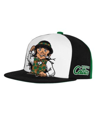Big Boys and Girls Green Boston Celtics Mascot Snapback Hat