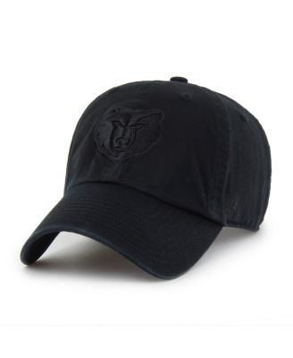 Men's Memphis Grizzlies Black on Black Clean Up Adjustable Hat