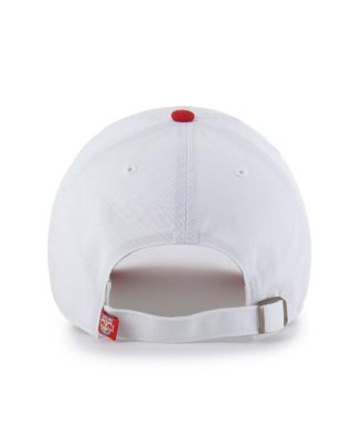Men's White New York Red Bulls Two-Tone Clean Up Adjustable Hat