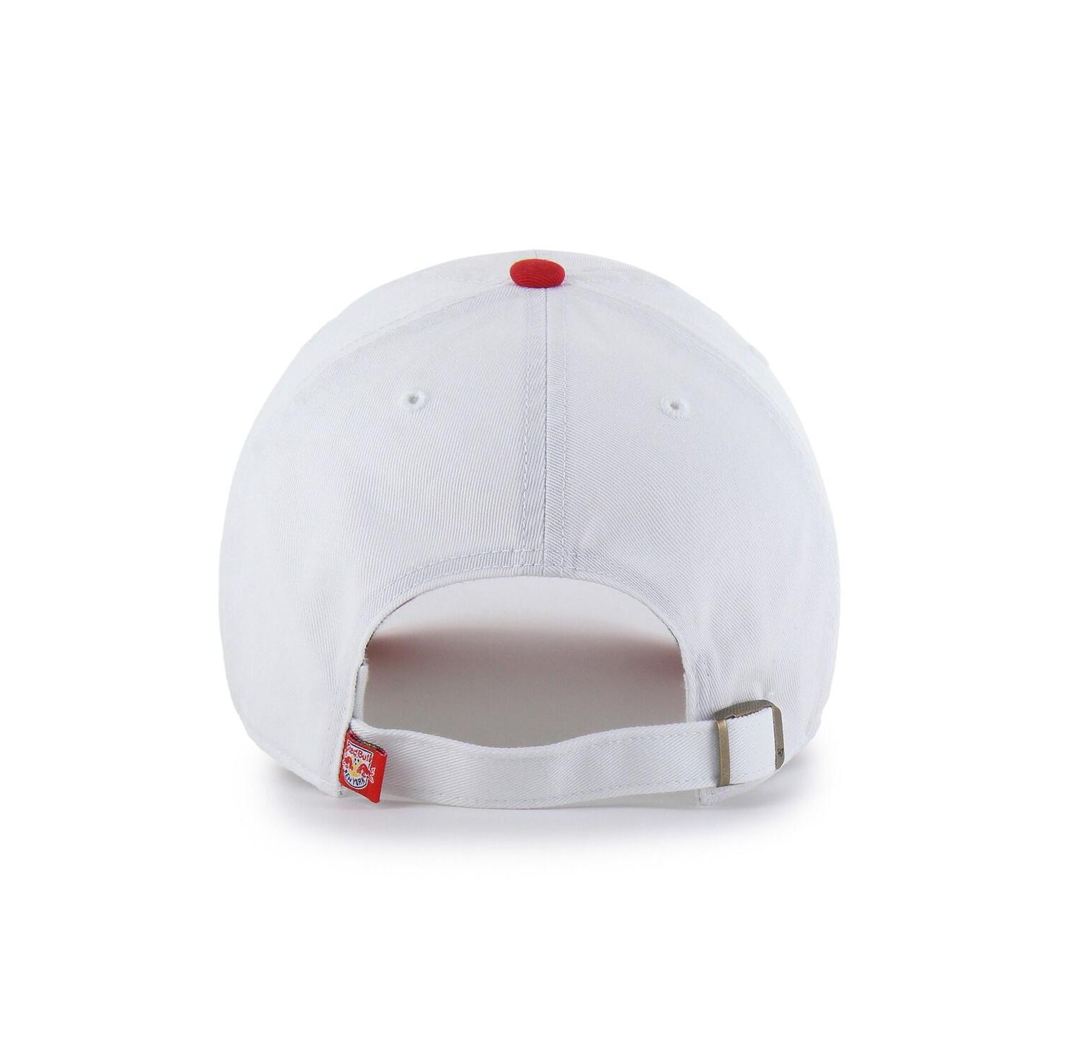 Men's White New York Red Bulls Two-Tone Clean Up Adjustable Hat