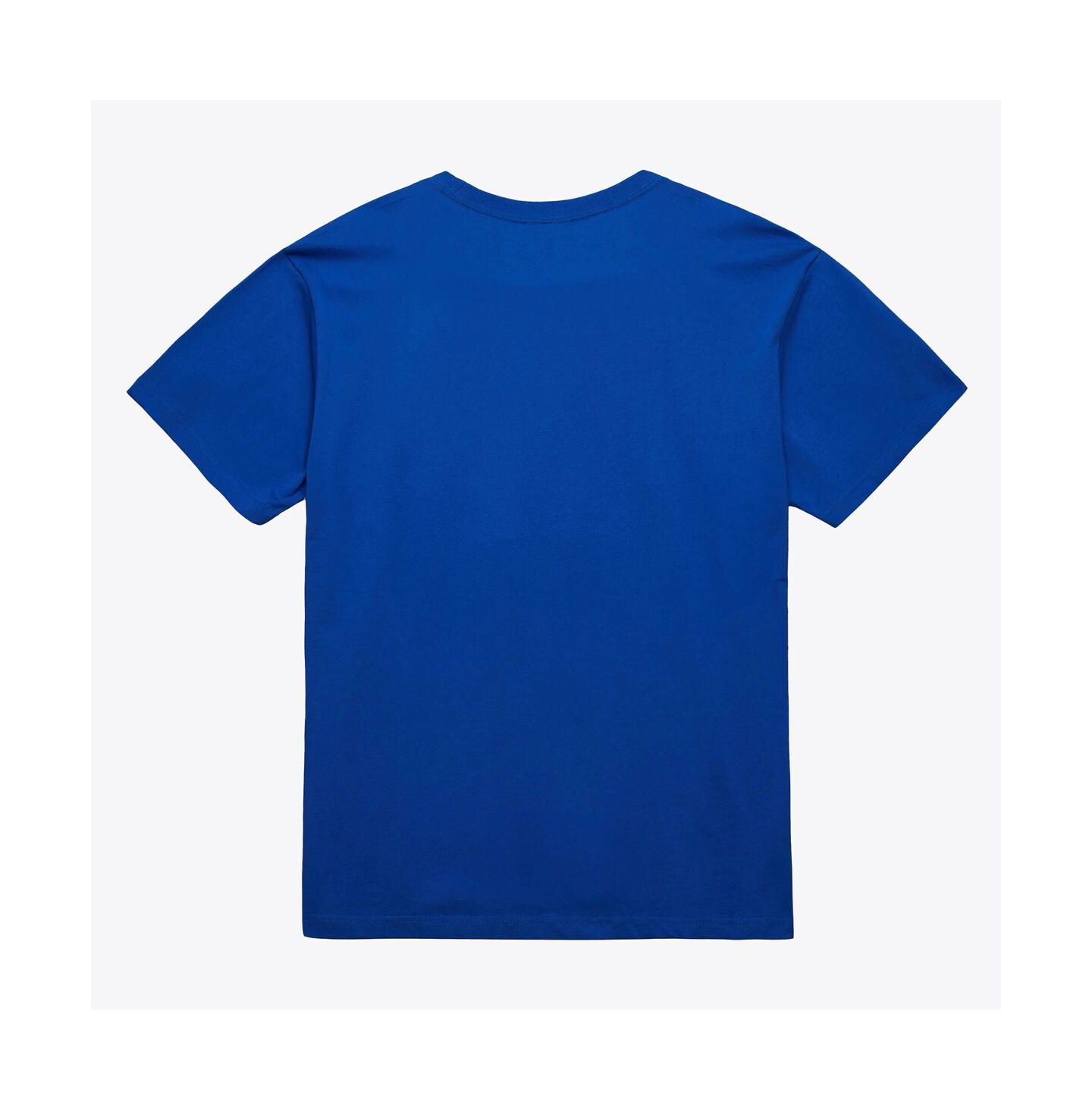 Футболка Mitchell & Ness Royal Denver Nuggets Hardwood Classics Basic Logo Arch — фото 2