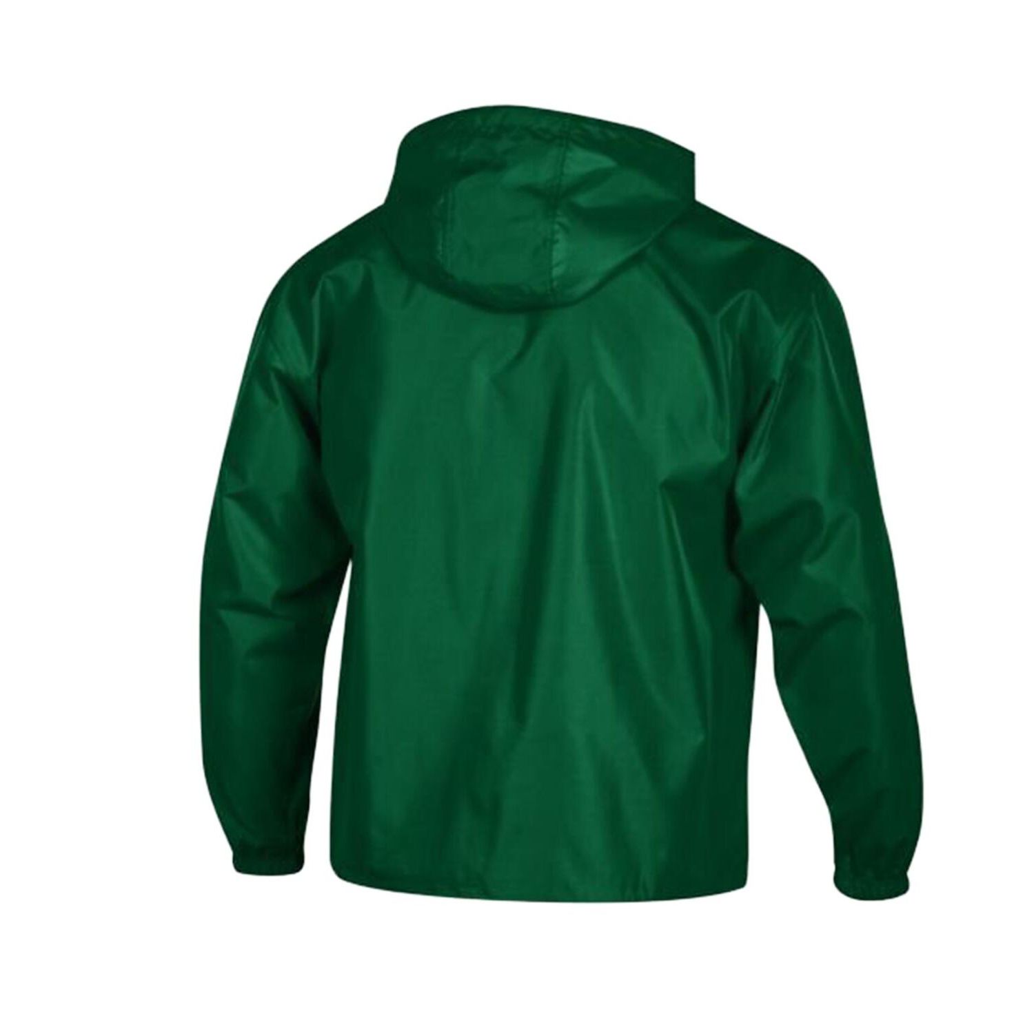 Men's Green New York Jets Packable Windbreaker Half-Zip Jacket