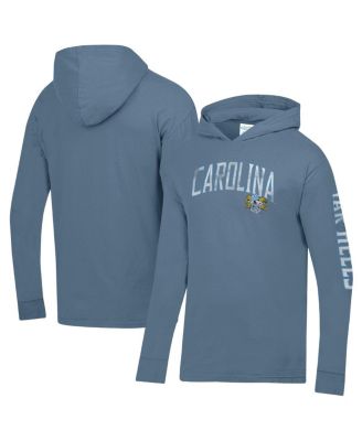 Men's Blue North Carolina Tar Heels Long Sleeve Hooded T-Shirt