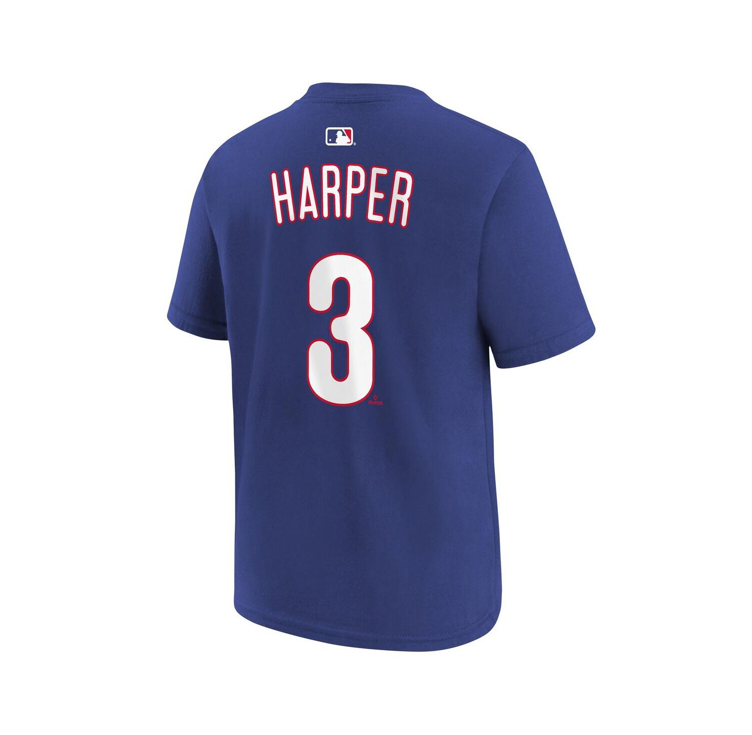 Big Boys' and Girls' Bryce Harper Royal Philadelphia Phillies Name & Number T-Shirt
