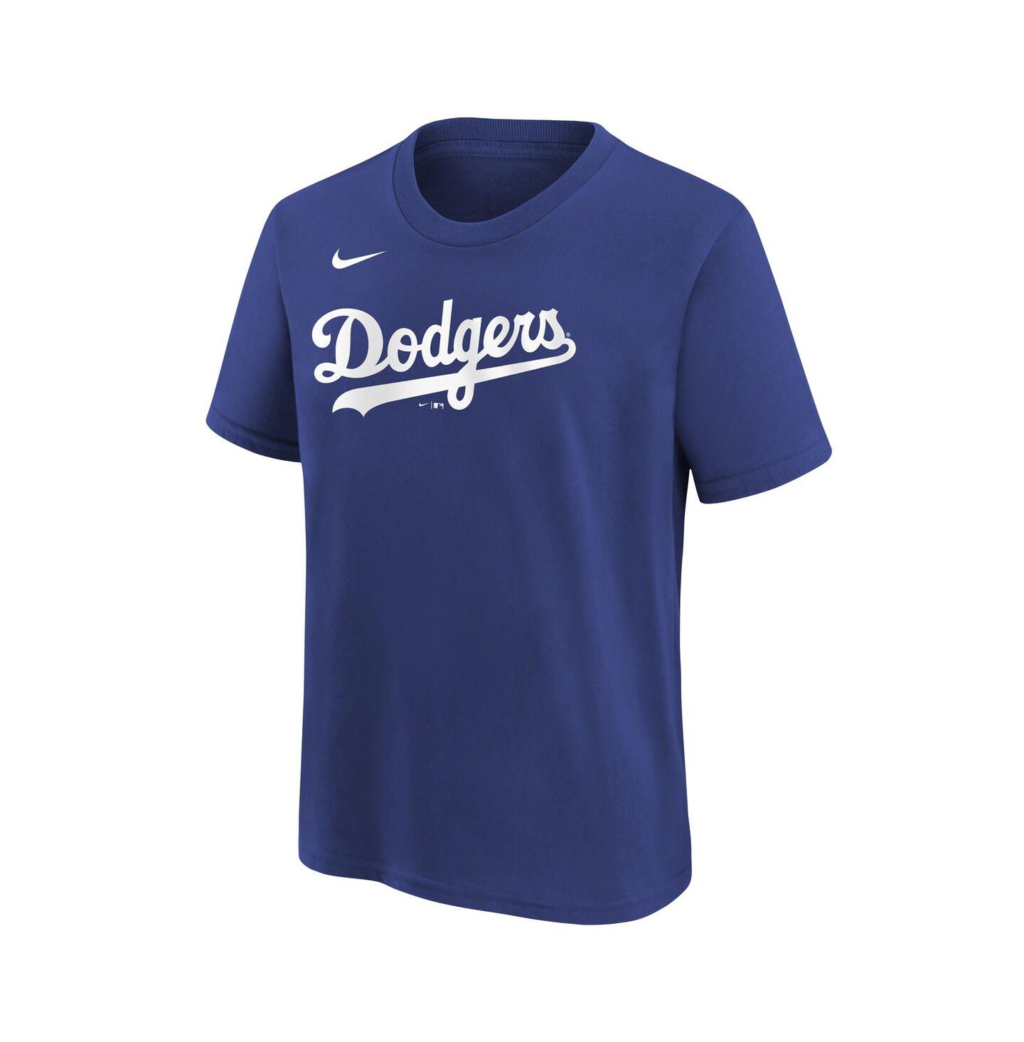 Детская футболка Nike Mookie Betts Royal Los Angeles Dodgers Name & Number — фото 3