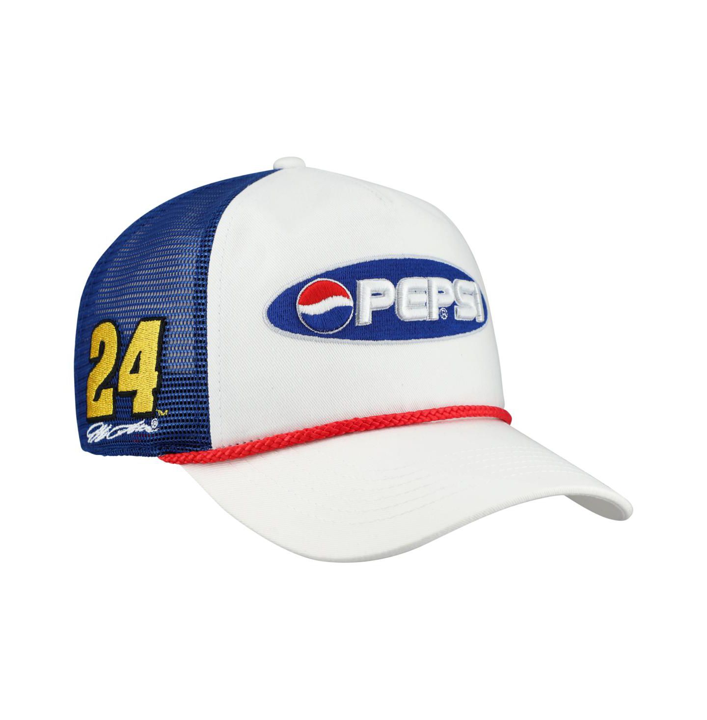 Мужская кепка '47 Brand White Jeff Gordon Mesh Rope Adjustable Hat — фото 1