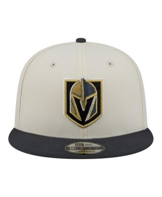 Men's White/Charcoal Vegas Golden Knights Injection Localized Two-Tone 9FIFTY Snapback Hat