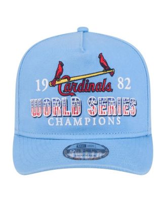 Men's Light Blue St. Louis Cardinals 1982 World Series Champions Historic 9FIFTY A-Frame Snapback Hat