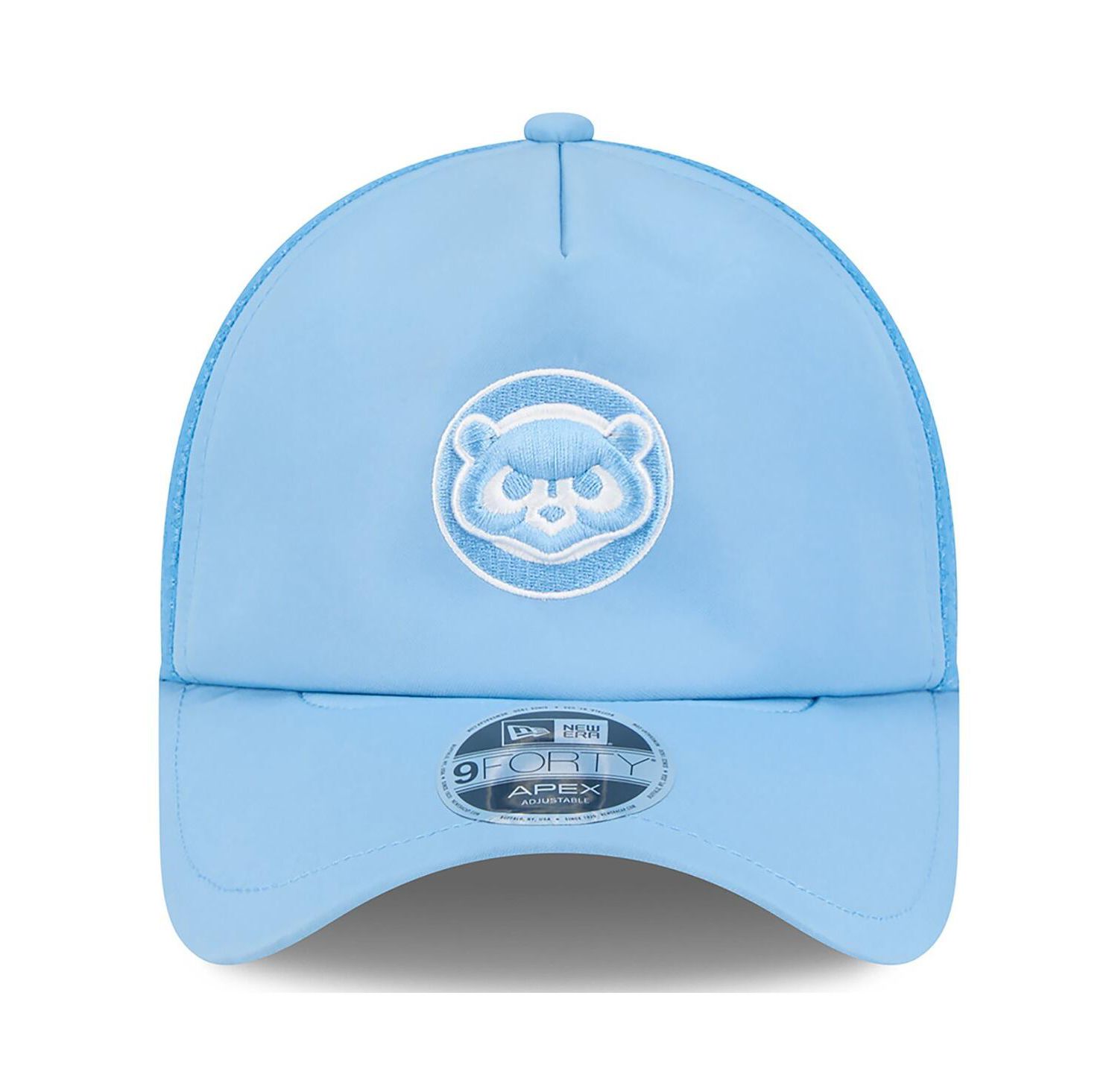 Men's Light Blue Chicago Cubs 2026 Batting Practice Alternate Apex 9FORTY Adjustable Hat
