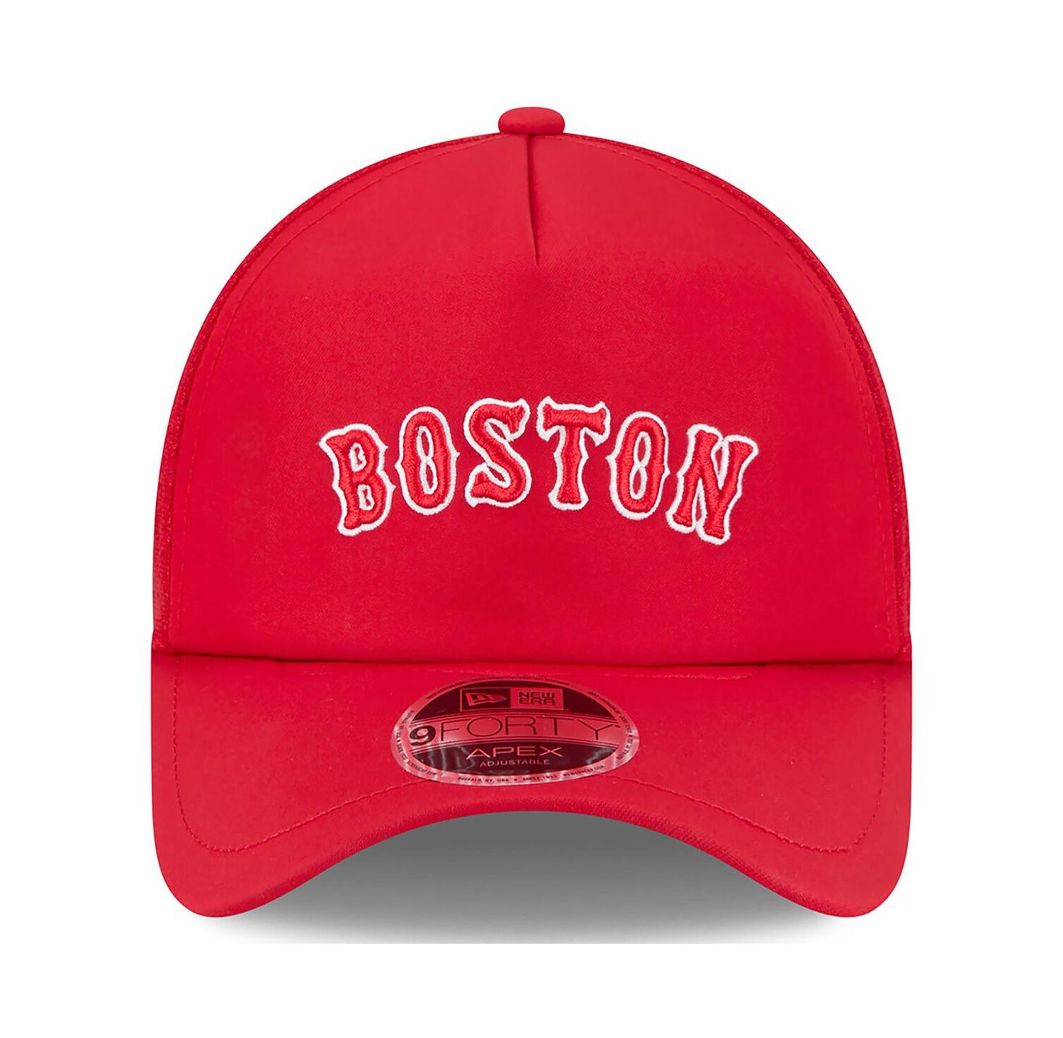 Men's Red Boston Red Sox 2026 Batting Practice Alternate Apex 9FORTY Adjustable Hat
