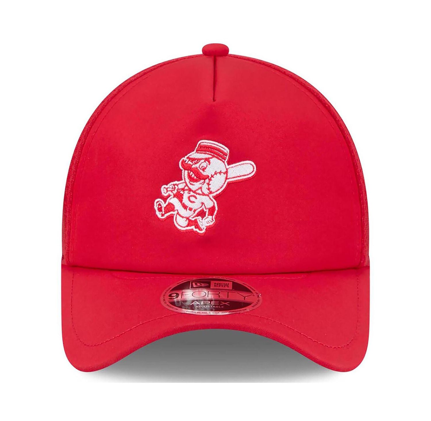 Men's Red Cincinnati Reds 2026 Batting Practice Alternate Apex 9FORTY Adjustable Hat