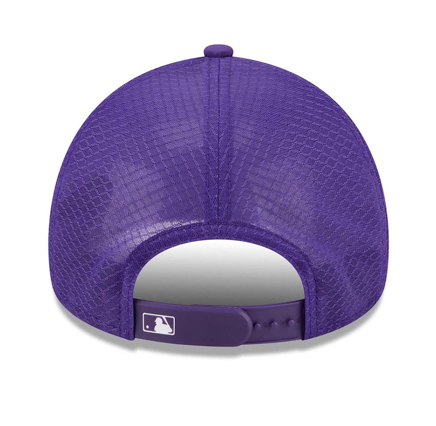 Men's Purple Colorado Rockies 2026 Batting Practice Alternate Apex 9FORTY Adjustable Hat
