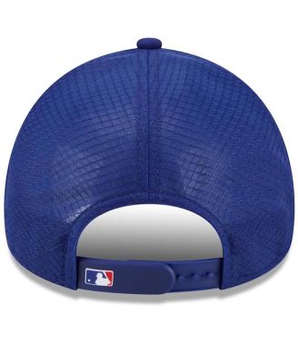 Men's Royal Philadelphia Phillies 2026 Batting Practice Apex 9FORTY Adjustable Trucker Hat