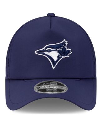 Men's Navy Toronto Blue Jays 2026 Batting Practice Apex 9FORTY Adjustable Trucker Hat
